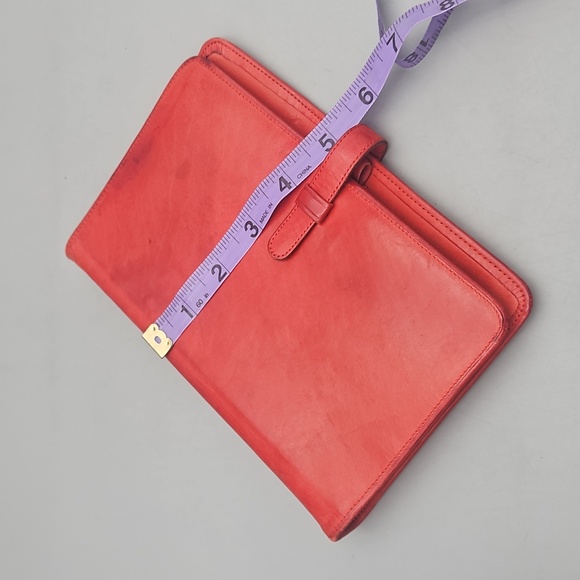 Vintage COACH Red Leather Planner  (With Original Booklet!) - Picture 12 of 16